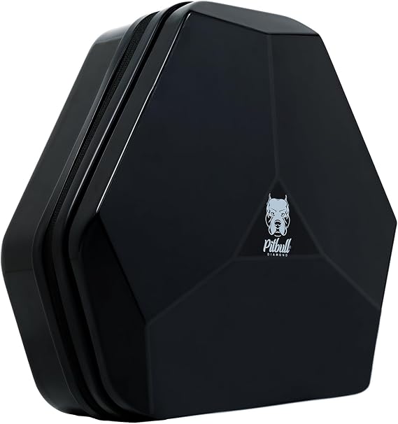 Skull Shaver Pitbull Diamond Travel Case, Glossy, Compact Organizer