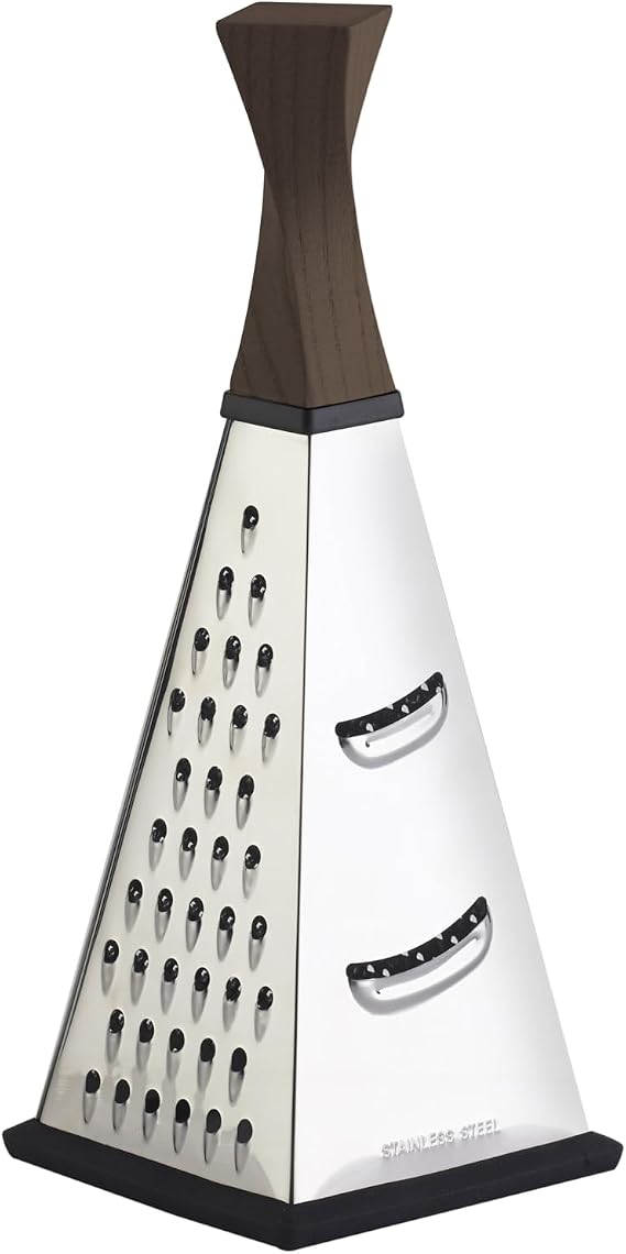 TWIST Ashwood Multi-function Grater Dark Wood Handle (Light)