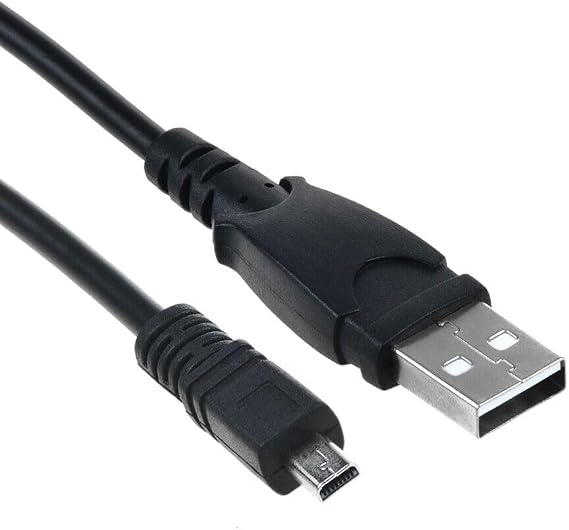 USB Cable for Panasonic Camera Lumix DMC-FP1 DMC-FS42 DMC-FX55 DMC-TS10