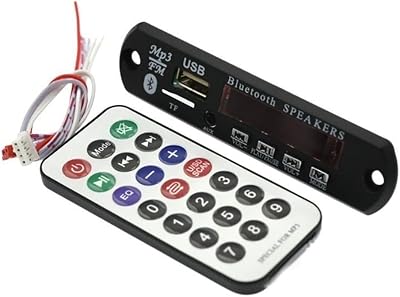 Generic 12V MP3 WMA Decoder Board Audio Module USB TF Radio Bluetooth Compatible Wireless Music Car MP3 Player with Remote Control
