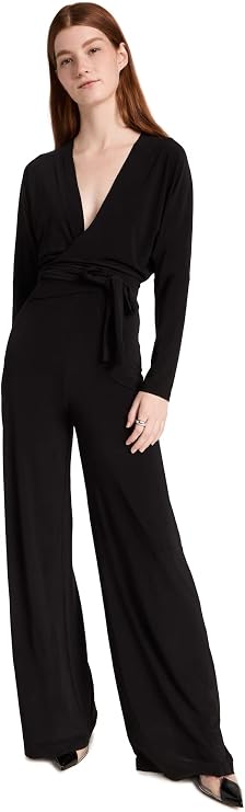 Norma Kamali Women's Dolman Wrap Jumpsuit