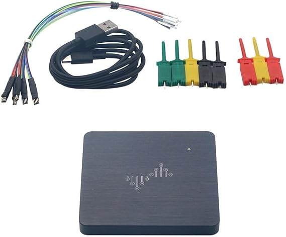 Portable DSLogic Logic Analyzer 100MHz Sampling Rate 16-Channel 16GB Depth USB Interface for Compatible With For Windows