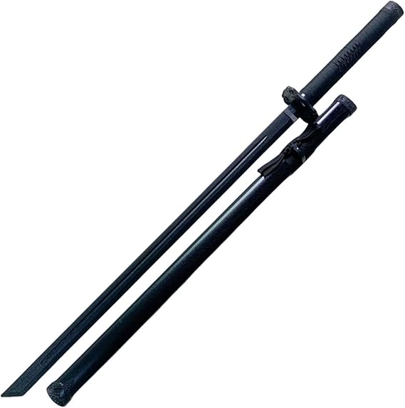 Wooden Sword, Bamboo Sword with Sheath, Iaido Sword, Kara-Yoko Sword, Bamboo and ABS, Retro Japanese Style, For Self Defense, Tachi Swordsmanship, Practice, Indoor, Muscle Training, Stage Tool, Role