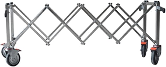 Stainless Steel Funeral Church Truck Coffin Rack Trolley Folding Funeral Supplies Auditorium Cart Maximum Bearing Capacity 992LB