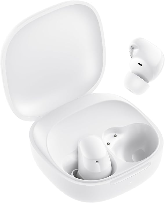 Xiaomi Redmi Buds 6 Play | 10mm Dynamic Driver | AI Noise Reduction | Up to 36-Hour Battery Life | Bluetooth 5.4 | Touch Control - Global Version - (White)