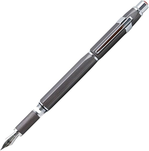 TWSBI Precision GunMetal Fountain Pen, Stub1.1