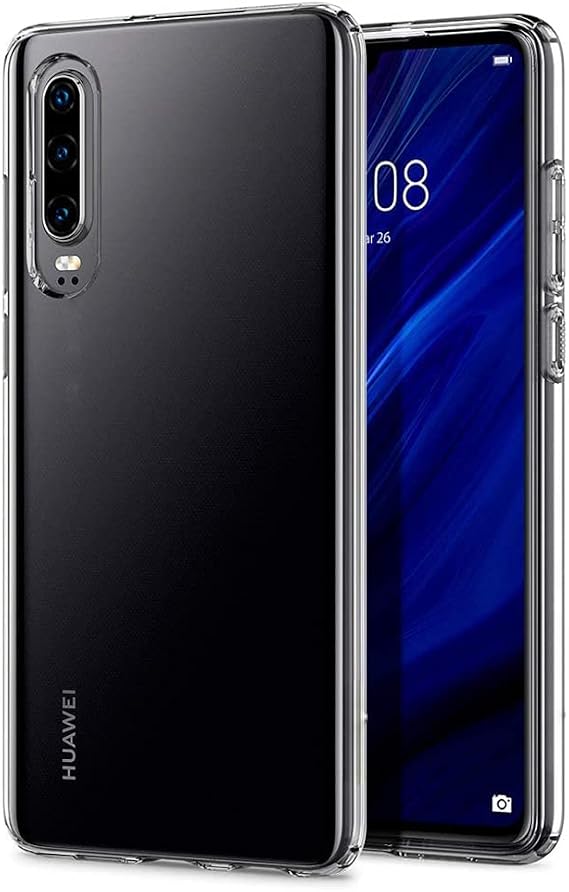 Compatible Huawei P30 Case, Huawei iP30 Cover, TPU, Huawei Protective Case, Cover, Back iPhone Protector, Shell, Kuber Clear, Soft, Transparent Shell, Protector Shell Shockproof, Airbag, Anti-Slip