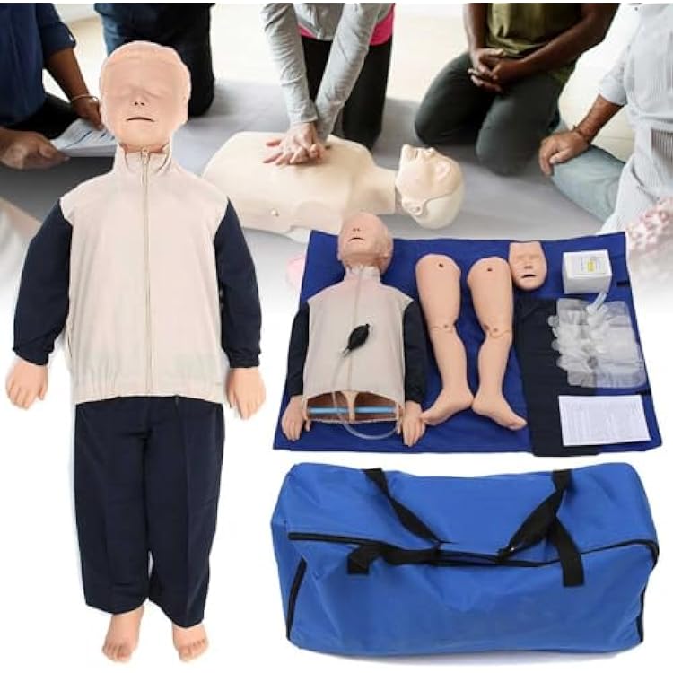 Child CPR Training Manikin Medical Children CPR Manikins Dummy Training Kit Nursing Training Manikin for First Aid and Nursing Training Research Centers Teaching Supplies