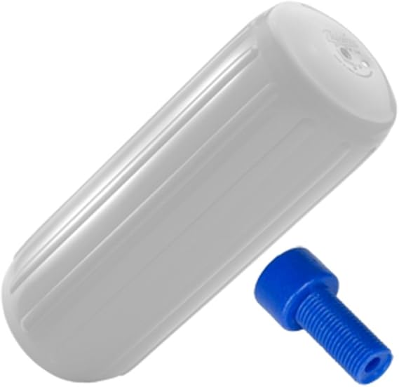 Polyform HTM-3 Hole Through Middle Fender 10.5 x 27 - White w/Air Adapter