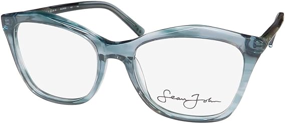 Sean John 6002 Cat Eye Eyeglass Frame/Glasses Avant-Garde Design Authentic Sleek