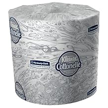 Kimberly-Clark Professional 17713 Kleenex Cottonelle Bathroom Tissue with 60 Rolls per Case, 4.09" x 4", 172.46' (Pack of 60)