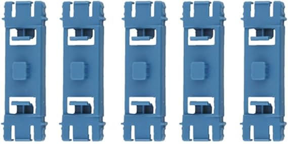 Replacement Parts for Thomas & Friends Trackmaster Mad Dash Around Sodor Train Set - BDP15 ~ Bag of 5 Blue Riser Connectors D3