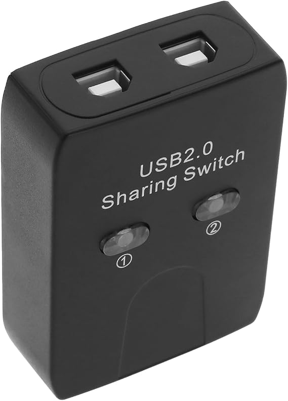 Common USB 2.0 Printer USB 2.0 Peripheral Switching Adapter Box 2 Devices Share 1 Printer Scanner USB Device Hub Common Switch