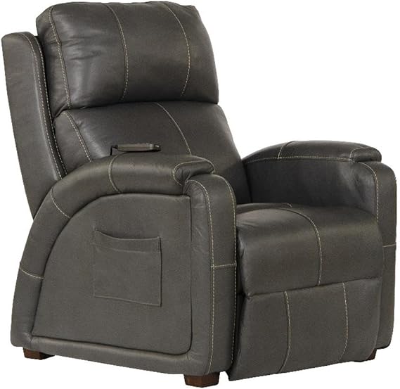 Catnapper Decompress Power Zero Gravity Recliner in Gray Leather