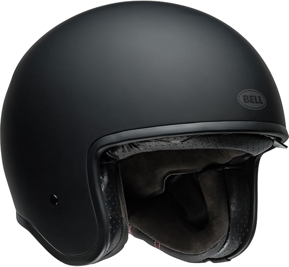 Bell TX-501 Solid ECE Helmet, Open-Face Design, Modern Features, Inspired by Historic 500-TX, Ventilated for Comfort, Protection for MX & Off-Road, Color: Matte Black, Size: XL