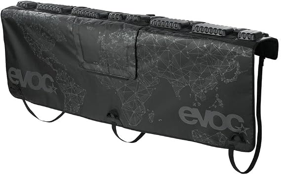 evoc Bike Tailgate Pad Curve Holds Up to 6 Bikes - Bike Pad for Curved Truck Tailgate Protects the Bikes and Truck