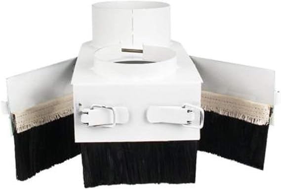 Double Door Spindle Dust Cover Brush Cleaner for CNC Router Engraving Milling Machine (75mm)