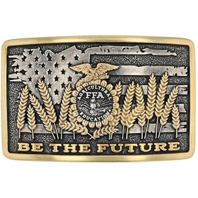 Montana Silversmiths FFA Future Farmers of America Attitude Belt Buckle