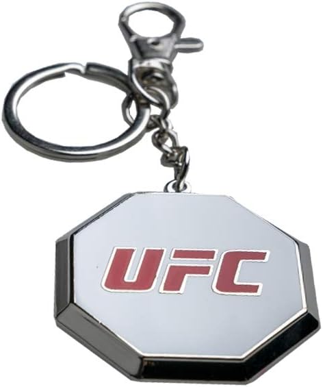 UFC Keychain Zamac Primary Logo Red & Black, Small