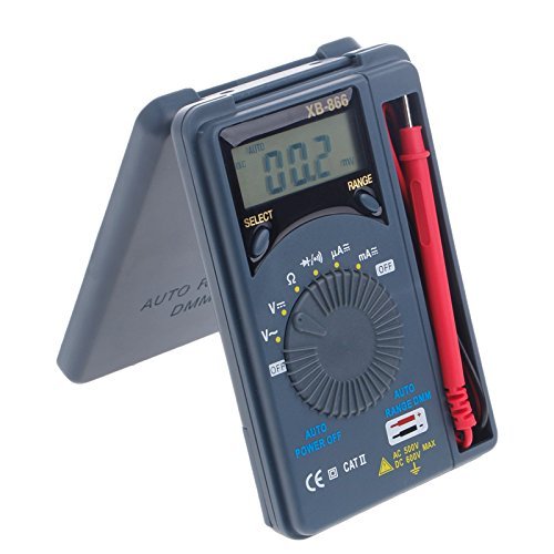 waves XB-866 オートレンジ ACDC 電圧 電流 導通 抵抗 ポケット デジタルマルチメーター テスター