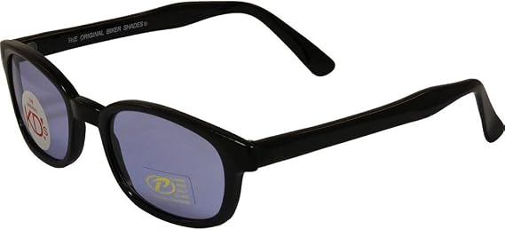 Original KD's Biker Sunglasses with Blue Lenses