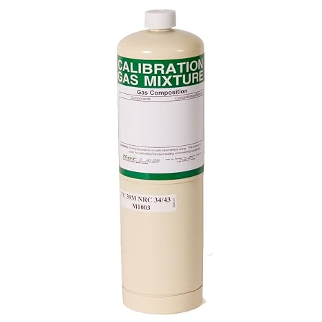 2.5% by Volume Carbon Dioxide Calibration Gas, Balance Nitrogen, 34 Liter Steel Cylinder.