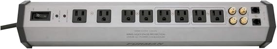 Furman PST-8D SMP EVS LiFT 15-Amp Aluminum Chassis 8-Outlet Isolated Outlet Banks Advanced Level Power Conditioning