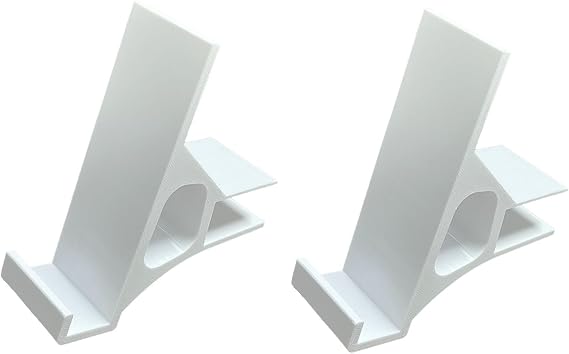 2 PCS Book & Comics Display Holder Compatible with IKEA Billy Bookshelf, Manga Display Organizer Compatible with IKEA Billy Shelves (White)