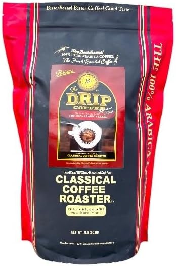 CLASSIC COFFEE ROASTER - Coffee Bean Powder Special Drip Blend 2lb/908g Medium Coarse Grind Medium Deep Roast