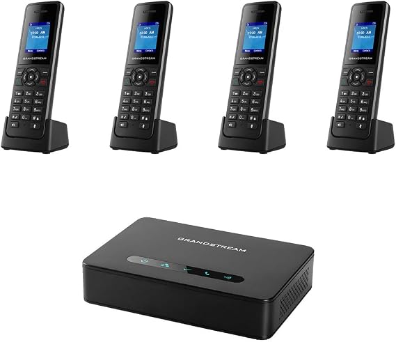Grandstream DP750 Long-range DECT Base Station + DP720 4-UNITS DECT HD Handset