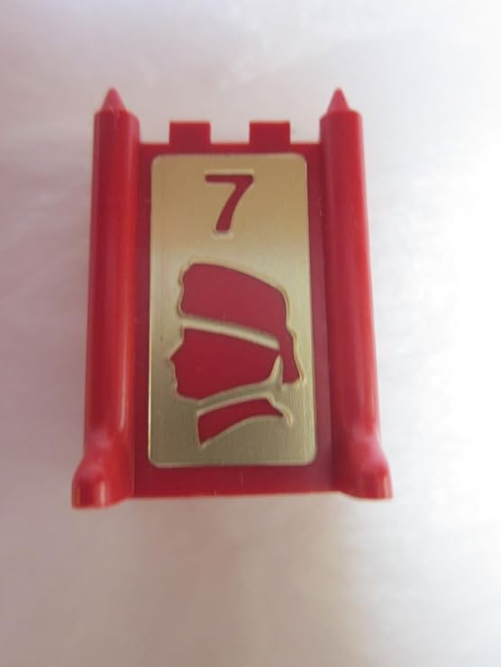 Stratego 1986 Vintage Game Piece: Red Sergeant #7