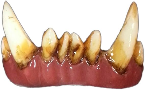 Evil Troll FX Fangs 2.0 Werewolf Teeth Costume Made in The USA