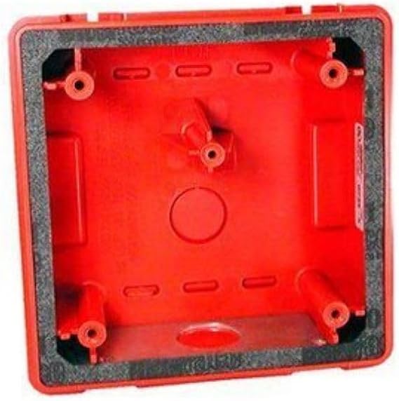 WHEELOCK WPBB-R - BACKBOX for Series ASWP Weatherproof, RED