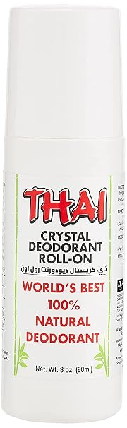 Thai Crystal Mist Roll On By Thai Deodorant Stone - 3 Oz, 3 Pack