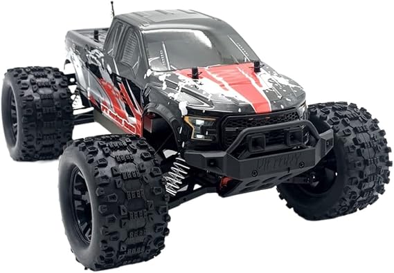 Large Brushless High Speed RC Cars for Adults, 1:10 RC Trucks 80+ KM/H, Remote Control Car, All Terrain Offroad Monster Truck with Full Metal Chassis