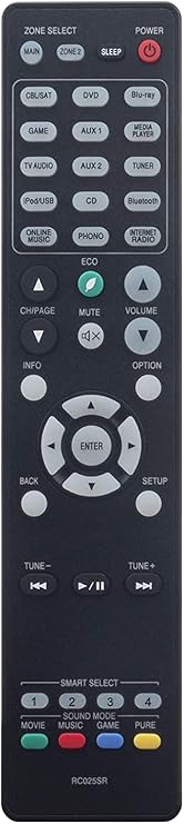 Replacement Remote Control for Marantz SR5007 SR5008 SR6012 SR5013 SR5014 SR6008 A/V Receiver