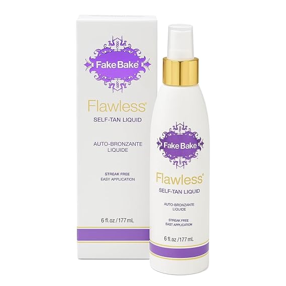 Fake Bake Flawless Self Tanning Liquid | Sunless Tanner | 6fl oz