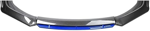 for Suzuki Swift V 2013-2026 Front Bumper Lip Compatible Splitter Lip Decorative Car Body Kit Extension Accessories,E/Carbon Fiber Blue