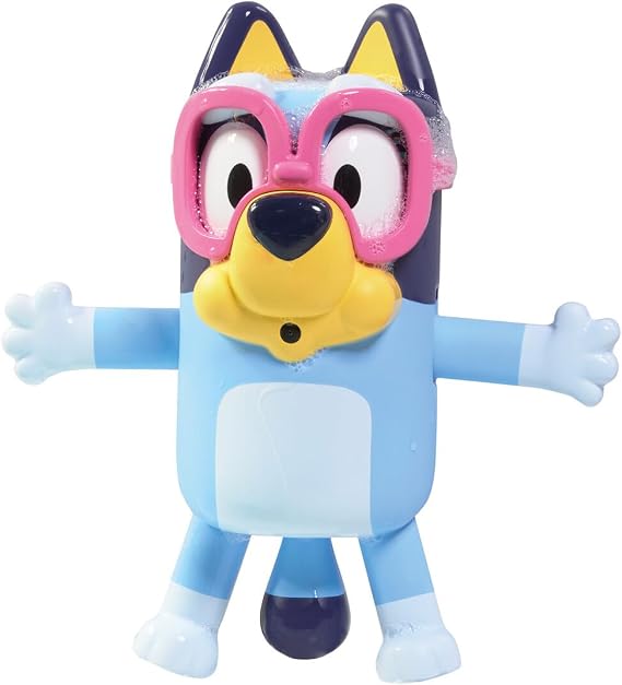 TOMY Toomies Swim School Bluey Water Toy - Floating Fountain Squirt Toy for Bathtub or Pool - Summer Toddler Swimming and Bath Toys - Ages 18 Months+