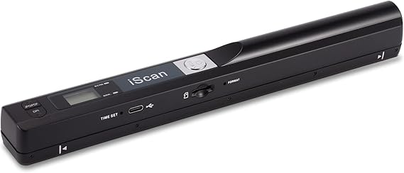 Portable Document Scanner, AOZBZ 900DPI Handheld Image Scanner, Scanning Wand,A4 Colour Photo Mobile Scanner Handy Scan (JPG/PDF Format, High Speed USB 2.0, Included 16G SD Card)
