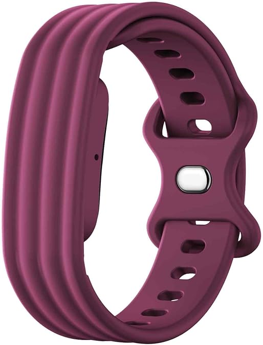 Soft Silicone Replacement Watch Bands Compatible with Fitbit Air, Adjustable Sport Wrist Strap Waterproof Wristbands for Women Men