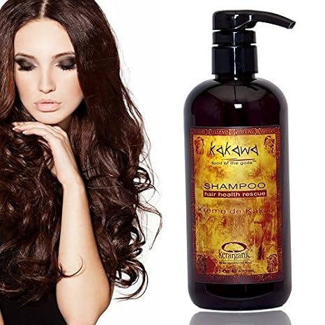 KERARGANIC Kakawa Hair Health Rescue Shampoo 16oz/473ml - Designed to restore health hair. It is Salt & Sulfate-Free Shampoo