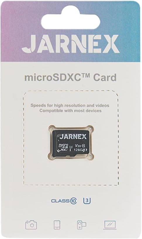 Micros SD Memory Card, High Endurance Video MicroSDXC Card, Class 10, U3, V30, 4K UHD-I, High Speed Flash TF Card for Smartphone/Camera/Tablet/Computer/Drone/Gaming Console (128GB)