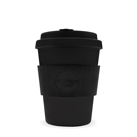 Ecoffee Cup Kerr & Napier, 12oz Made with bamboo fibre, no-drip lid & dishwasher safe