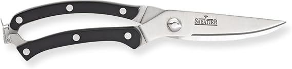 Richardson Sheffield R07000P294654 V Sabatier Kitchen Shears, Black