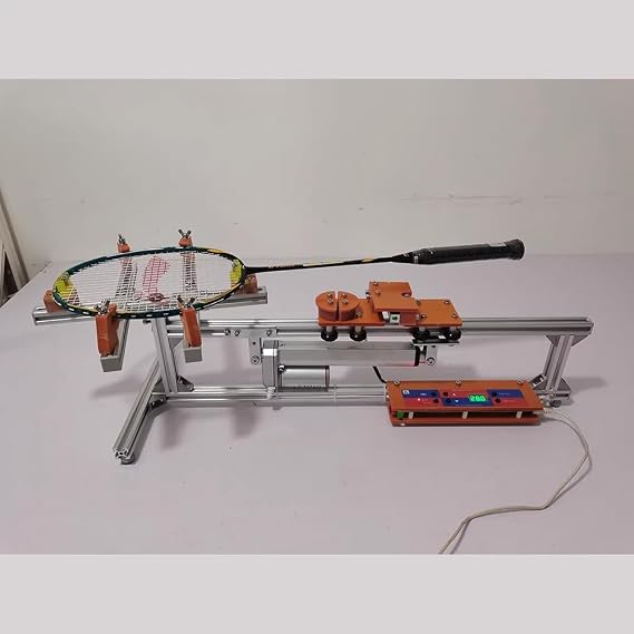 Smart Clamp-Type Electric Badminton Racket Stringing Machine Wire Stretcher DIY Racket Frame Threading Machine + Standard Tool