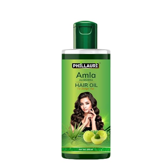 Amla Hair Oil For Strong, Long and Thick hair, Controls Hair Fall, Strengthens Hair & Promotes Hair Growth