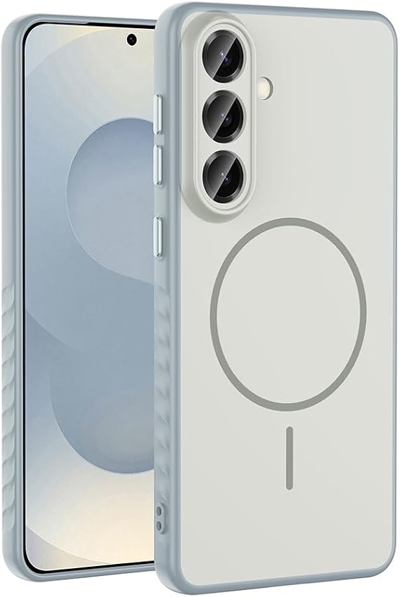 Coverzone Samsung Galaxy S24 FE İle Uyumlu Kamera Lens Korumalı Kılıf Magsafe Uyumlu Kablosuz Şarj Özellikli Tea Silikon Telefon Kılıfı Siyah