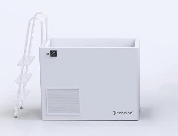 Echelon Step-In Vertical Cold Plunge Tub with Built-In Chiller