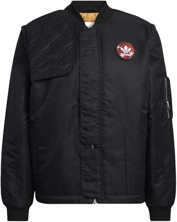 adidas Originals Mens CNY Bomber Jacket, Black